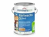 Remmers Hartwachs-Öl [eco] eiche hell, 2,5 Liter, für innen, natürliche Basis, 3in1: Beize, Öl und Versiegelung in einem, rutschhemmend, vegan