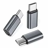 RUXELY USB C Extender Adapter 3Stück,PD 100W Typ C 3.1 Gen2 Buchse auf Stecker Verlängerung Konverter,Thunderbolt 3 Extension Connector für Lifeproof Otterbox Case,iPhone 16,Samsung Z Flip 6 5,S25,A55