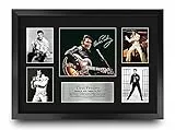 HWC Trading FR A3 Elvis Presley Musician The King Geschenke Gedruckt Signiert Autogramm Bild Für Musik Erinnerungsstücke Fans - A3 Framed