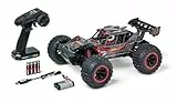 Carson 500404255 1:10 XS Offroad Fighter Cage 100% RTR rot - Ferngesteuertes Auto, RC Buggy, inkl. Batterien und Fernsteuerung, Offroad Buggy