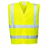 Portwest antistatische Warnschutz Weste - flammhemmend, Größe: L/XL, Farbe: Gelb, FR71YERL/XL