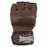 Lonsdale Unisex-Adult MMA Gloves Equipment, Vintage Brown, S/M