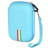 OSDUE Kameratasche für Kinder, Kinder Kamera Tasche Kompatibel mit ASTGMI/Für Gofunly/Für OMWay/Für YunLone/Für ASTGMI/Für Ainiv/Für GREPRO Digital Kamera, Kind Easter Eggs, Nur Tasche, Blau