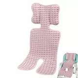 Atmungsaktive Sommer Sitzeinlage Autositz-Kühlpad Für Babys, Kinderwagen-Kühlmatte Kühlt Und Schützt Den Sitzbezug Vor Flecken, Sitzauflage Für Kinderwagen,Kindersitz,Eiskühler-Matte (Rosa)