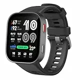 Amazfit Bip Max 50mm Smartwatch, 2.07' AMOLED-Display, 20 Tage Akkulaufzeit, GPS, 4GB Speicher, Offline-Karten, Fitness-Tracker, Hybrid Training, 150+ Sportmodi, HYROX-Modus, 5ATM für Android & iPhone
