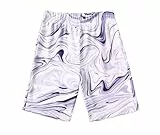 Arshiner Mädchen Shorts Batik Sommer Kurz Leggings Sport Freizeit Radlerhose für Kinder 10-11 Jahre