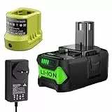 5000mAh P108 Ersatzakku und Ladegerät für Ryobi One Plus Werkzeugakkus für Ryobi 18v RB18L50 RB18L40 P189 P102 P107 RB18L25 RB18L20 RB18L15 RB18L13 Akku