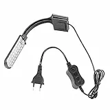 Fait Aquarium Aquarium LED-Licht für Wasserpflanzen Lampe Aufsteckbeleuchtung Geeignet für die Verwendung in Aquarium Beleuchtung 220-250V EU-Stecker