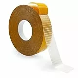 Birllaid Multifunktionales durchsichtiges Klebeband für Kleidung, doppelseitiges Teppichklebeband Heavy Duty 2.5cmx20m Starkes doppelseitiges Klebeband mit hoher Klebkraft