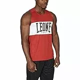 LEONE 1947, Schockweste, Unisex-Erwachsene, Rot, L, AB224
