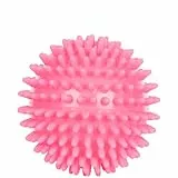 Sport-Tec Igelball Massageball Reflexzonen Massage Selbstmassage soft 9 cm neon-pink