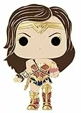 Loungefly Funko POP! Enamel Pin: Wonder Woman Mit Chase - 1 In 12 Chance You May Find The Chase - Justice League 2017 Emaille-Nadeln - Niedliche Brosche Zum Sammeln - Für Rucksäcke & Taschen