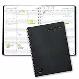 Terminplaner 2025 2026 von SmartPanda - Wochenplaner A4, Schulplaner – Softcover Tagebuch, 30 Minuten-Intervalle – Juli 2025 - August 2026 - auf Deutsch