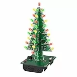 DONGKER Weihnachtsbaum-Lötset, CTR-30 DIY LED Weihnachtsbaum Kit, Elektronik Löt Bausatz Bunte Blinklicht Set zum Selber Löten für Weihnachten, Geschenk, Dekoration