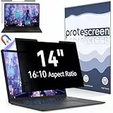Magnetischer Laptop Sichtschutz für 14 Zoll Seitenverhältnis 16:10 Computer Bildschirm, 14' Abnehmbarer Anti Blaulicht Blendschutz Blickschutzfolie Kompatibel mit Lenovo/HP/Dell/Acer/Samsung/Toshiba