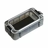 Kleine Angelbox, Wasserdichter Fischköder Organizer mit Magnetischer Befestigung und Leuchtstreifen, Tackle Box Organizer zur Aufbewahrung von Angelausrüstung
