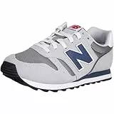New Balance 373 Sneaker Trainer Schuhe (Grey/Navy, EU Schuhgrößensystem, Erwachsene, Numerisch, M, 44)