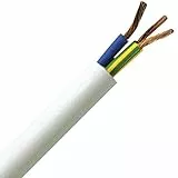 Kopp 151805840 Schlauchleitung H05 VV-F 3G, 1.5 mm², 5 m, weiß