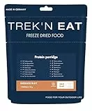 Trek’n Eat Protein Porridge – Outdoor-Frühstück mit hohem Eiweißgehalt | Gefriergetrocknete Mahlzeit für Camping, Trekking & Expeditionen | Sättigend, schnell zubereitet, ideal für unterwegs