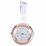 Hemobllo Krankenschwester Uhr - Schwesternuhr mit Clip Krankenschwestern Uhren Analog Quarzuhr Krankenschwester Zubehör Taschenuhr für Damen Herren Krankenschwestern Ärzte