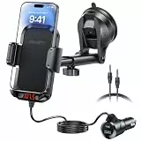 FM Transmitter Auto Bluetooth 5.4, 36W PD-Schnellladen & Handyhalterung