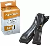 Prophete Fahrradschlauch 24 Zoll | Autoventil | ETRTO 40-507, 47-507, 50-507, 54-507, 57-507 | geeignet von 24 x 1,5 Zoll bis 24 x 2,125 Zoll