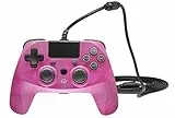 snakebyte PS4 Controller -pink- kabelgebundener Controller kompatibel mit PlayStation 4 / PS4 Slim / Pro / PS3, Analoge Dual Joysticks, 3m Kabellänge, TÜV Süd-geprüft & 5 Jahre Garantie