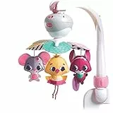 Tiny Love Take Along Mobile, 3-in-1 Musik Mobile Baby Elektrisch, 0+ Monate, Mobile Babybett, Mobile mit Musik, 3 Verbindungsstücken, 5 Melodien, 30 Minuten Kontinuierliche Musik, Tiny Princess Tales