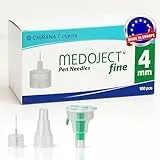 Sterile Einweg-Nadeln 32G (0,23 x 4mm) - 100 Stück Mit Schutzfolie Für Labor, Industrie, Kosmetik, Lebensmittelherstellung, Epoxidharz, Parfüm, Schmierstoffe, Dichtstoffe