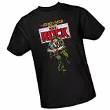 DC Comics SGT. Rock Adult T-Shirt, Medium Black