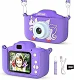 Kinder Kamera, 2.0”Display Digitalkamera ，Geschenke für 3 4 5 6 8 7 9 10 11 12Jahre Jungen und mädchen, 1080P HD Anti-Drop Fotoapparat Kinder für Geburtstagsgeschenk Weihnachten Spielzeug