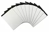 Landré Notizblock ohne Deckblatt A5 kariert, 50 Blatt, 70 g/m², 10 Stück