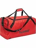 Hummel CORE Sporttasche, Echtes Rot/Schwarz, S