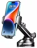CIRYCASE Handyhalterung Auto, [Ultrastarke Saugkraft] Universal Handy Halterung Auto, Hände Frei & Hüllenfreundlich, Handyhalter Auto für Armaturenbrett und Windschutzscheibe, für 4-7' Handys