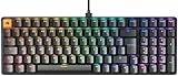 Glorious Gaming GMMK 2 Full Size (96%) – Mechanisches Gaming-Keyboard, Aluminiumrahmen, anpassbar, Doubleshot-Kappen, Fox Schalter, tastenweise RGB, Deutsch QWERTZ Layout - Schwarz