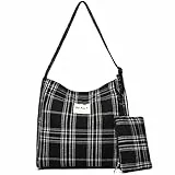 Myhozee Damen Umhängetasche Women's Handbag Canvas Tasche Shoulder Bag Leoparden Tote Tasche Beuteltasche Vintage Shopper Bag for Everyday, Office, School Trip and Shopping