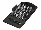 Wera Schlitz, Sechskant, PHILLIPS®, POZIDRIV, TORX® Schraubendreher-Bitsatz, Kunststoff Sechskant 2,5, Sechskant 3,