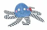SIGIKID 39658 Badewannenspielzeug Oktopus, Stofftier für die Badewanne: Spiel & Spaß im Wasser beim Baden, für Kinder ab 12 Monaten, Blau/Oktopus 26x26 cm