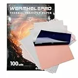 WORMHOLEPRO Tattoo-Transferpapier, 100 Blatt, Tattoo-Schablonenpapier, 4 Schichten, Thermo-Schablonenpapier für Tätowierung, professionelles Tattoo-Zubehör, Tattoo-Transparentpapier