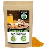 Alpi Nature Kurkuma Pulver 500g, Kurkuma Wurzel gemahlen, Kurkumapulver zum Kochen und für Goldene Milch