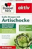 Doppelherz Galle-Dragee mit Artischocke – Pflanzliches Arzneimittel aus Artischockenblättern – Für die aktive Förderung der Fettverdauung – 50 Dragees