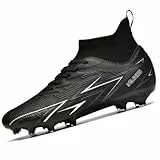 WEJIESS Fußballschuhe Herren High Top Professionelle Fussballschuhe Jugendliche Athletics Trainingsschuhe Outdoor Sport Kunstrasen Football Schuhe Fußball Stiefel