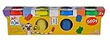 Simba Art and Fun Softknete Set 4x140g farbige Kinderknete weich formbar ungiftig kreative Bastelknete für Kinder ab 3 Jahren Knetmasse zum Spielen Lernen und Fördern von Motorik und Fantasie