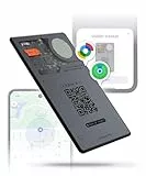 Rolling Square AirCard Pro Dual – Wallet Tracker Android und Apple Tracking Card Kompatibel mit Apple Find My und Google Android Find Hub, Schlüsselfinder mit Kabellosem Laden Gadgets Technik Grau