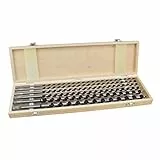 Weischer® - Schlangenbohrer Set | 6-tlg. Holzbohrer Spiralbohrer Ø 6-25 mm | 460 mm Länge | Gewindespitze für präzise Bohrung | 6-Kant-Schaft | Weich- & Hartholz | stabiles & bruchfestes Set