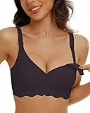 As Fairy Still-BHS zum Stillen, kabelloser, Nahtloser Schwangerschafts-BH, Ultra-Komfort-Schwangerschafts-Schlaf-Bralette für Frauen (Carbon Grey XL)