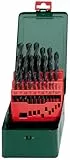 Metabo HSS-R-Bohrerkassette-SP – 627152000 – Für vielseitige Stahl- und Metallbearbeitungen – 25-teilig