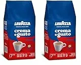 Lavazza, Crema e Gusto Classico, Geröstete Kaffeebohnen, mit Würzigen Aromanoten, Ideal für Espresso, Arabica und Robusta Kaffeebohnen, Intensität 8/10, Dunkle Röstung, 1 Packung mit 1 Kg