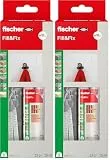 fischer Fill & Fix, Flüssigdübel und Reparaturmasse für ausgerissene Bohrlöcher und Reparaturen ausgebrochener Möbelscharniere in zahlreichen Baustoffen im Innen- und UV-geschützten Außenbereich