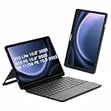 Inateck Hülle mit Tastatur für Samsung Galaxy Tab Tab S10 Lite/S10 FE/S9 FE/S9,Tastatur für Tablet Hoch-/Querformat Ständer,Abnehmbar, mit Touchpad,QWERTZ, AceTouch N0064